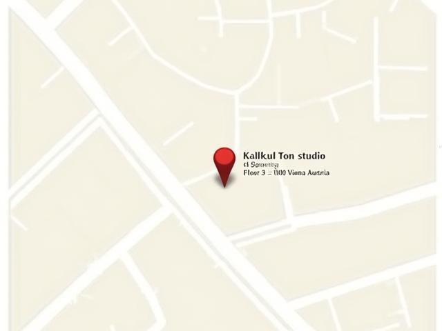 Lageplan von Kalkül Ton in Wien